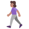 Woman Walking- Medium Skin Tone emoji on Microsoft